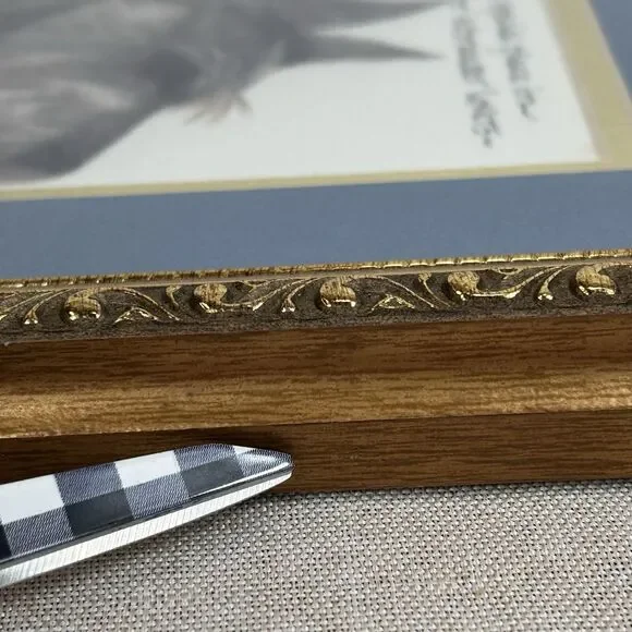 Vintage Schnauzer Framed Print Robert J May Heaven Quote Dog Wall Art 10x12 - Picture 16 of 16